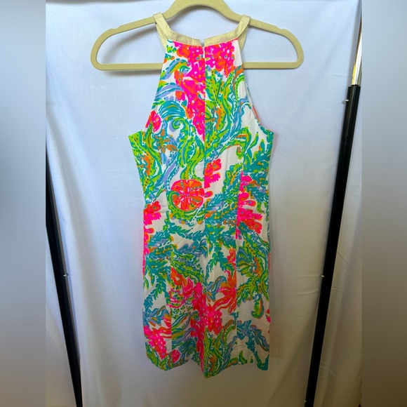 Multicolored sleeveless dress - Picture 2 of 2